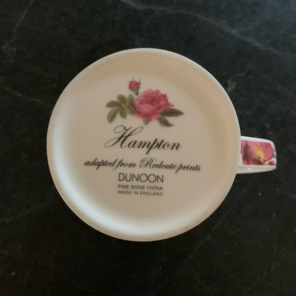 DUNOON | Hampton floral fine bone china mug. Adapted from Redouté prints. - Picture 5 of 7